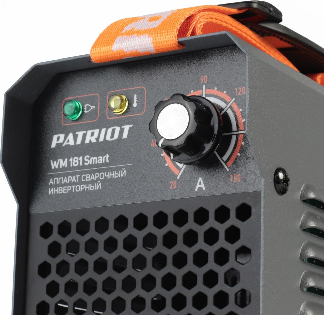 Сварочный аппарат Patriot WM 181 Smart инвертор ММА 7.2кВт 605302135 - фото 1 - id-p218809676
