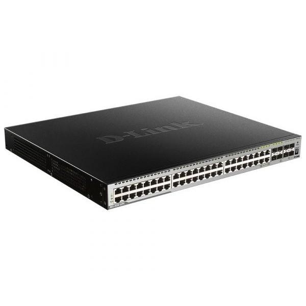 D-Link DGS-3630-52PC/A2ASI PROJ Управляемый L3 PoE-коммутатор, стек, 44x1000Base-T, 4x10GBase-X SFP+, 4xCombo - фото 1 - id-p218811428