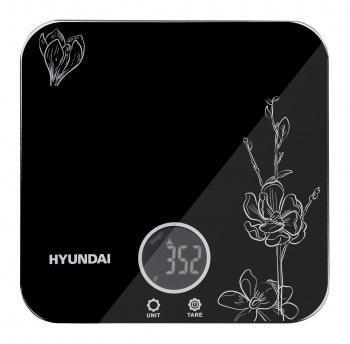 Весы кухонные электронные Hyundai HYS-KG421 макс.вес:5кг черный, фото 2