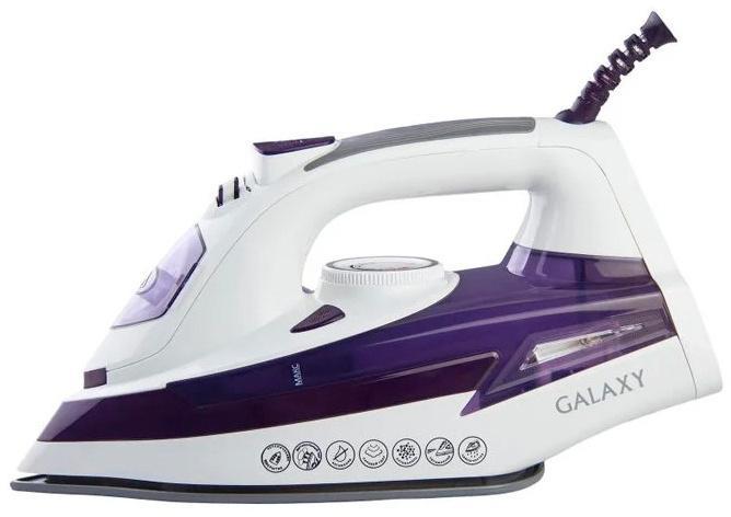 Утюг Galaxy Line GL 6106 2200Вт белый/фиолетовый - фото 1 - id-p218810922