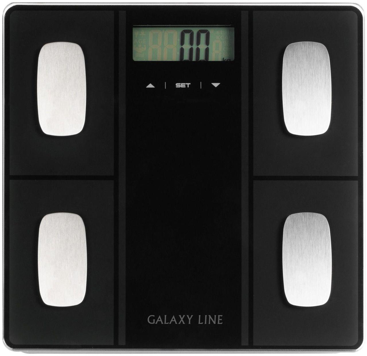 Весы напольные электронные Galaxy Line GL 4854 макс.150кг черный - фото 1 - id-p218810933