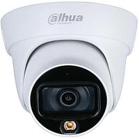 Видеонаблюдение DAHUA Уличная купольная IP-видеокамера Full-color2Мп; 1/2.8 CMOS; объектив 2.8мм;