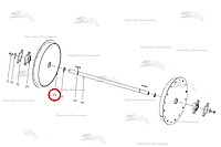 Направляющее колесо 100.99359 для свеклоуборочного комбайна Grimme Rexor 620/630