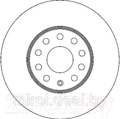Тормозной диск TRW DF4295 - фото 2 - id-p218815309