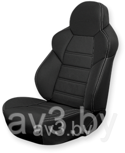 Чехлы на сиденья DINAS модель DRIVE Экокожа, цвет  черный ПЕРЕД , Оригинал