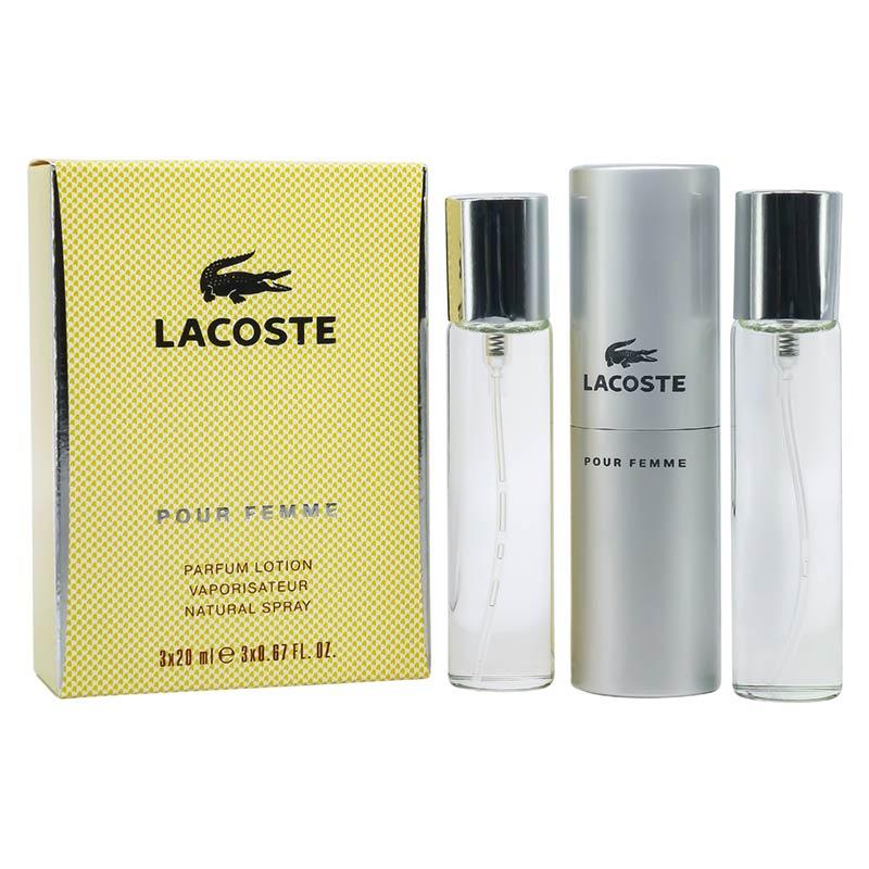 Парфюмерный набор Lacoste Pour Femme 3*20ml