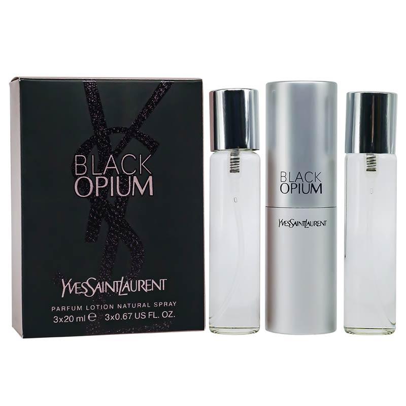 Парфюмерный набор Yves Saint Laurent Black Opium edp 3*20ml - фото 1 - id-p218866468