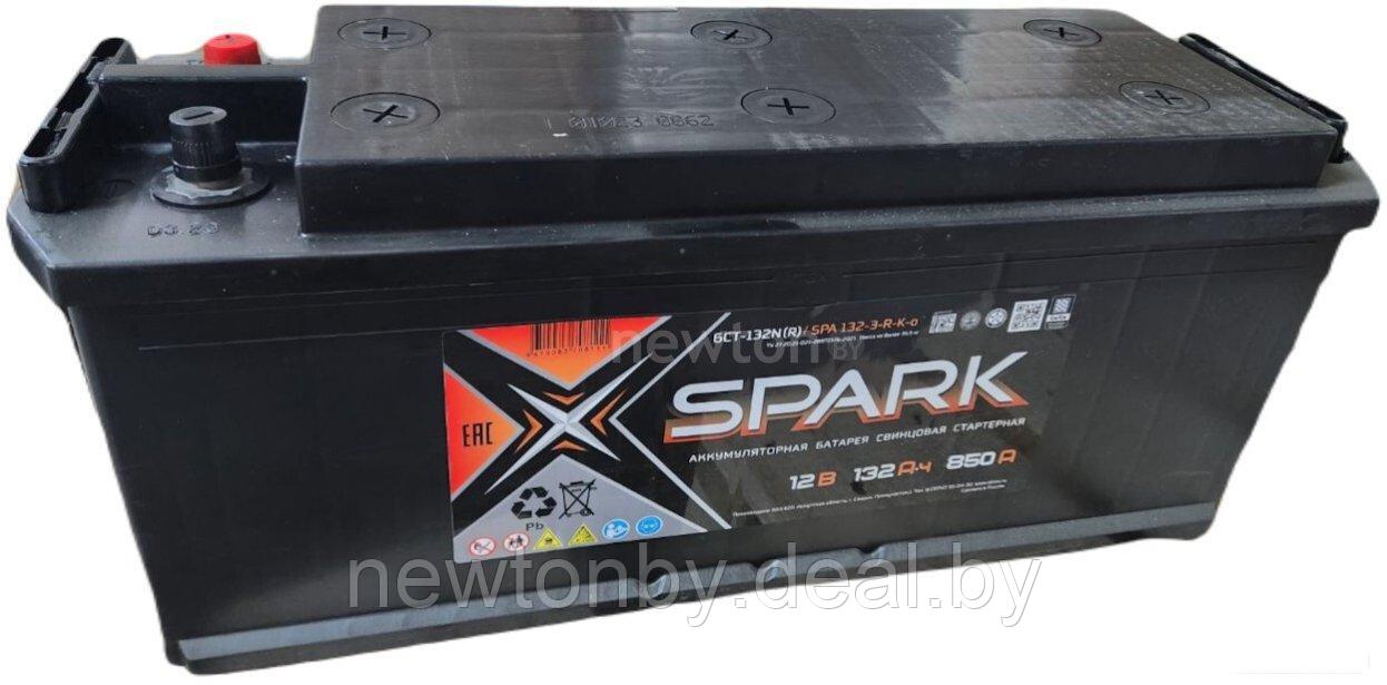 Автомобильный аккумулятор Spark 850A (EN) L+ SPA132-3-R-K-o (132 А·ч) - фото 1 - id-p218884291