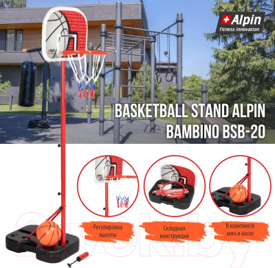 Баскетбол детский Alpin Bambino BSB-20 - фото 8 - id-p218840416