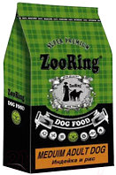 Сухой корм для собак ZooRing Medium Adult Dog Индейка и рис 819712
