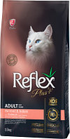 Сухой корм для кошек Reflex Plus Hairball с лососем и курицей