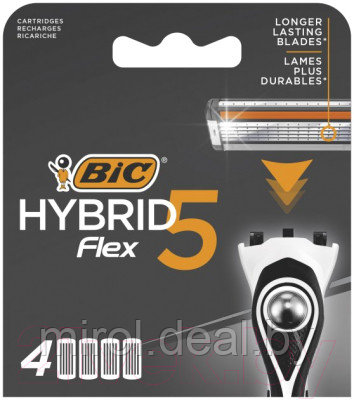 Набор сменных кассет Bic Flex 5 Hybrid - фото 1 - id-p218878385