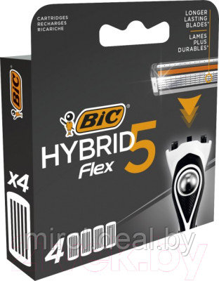Набор сменных кассет Bic Flex 5 Hybrid - фото 2 - id-p218878385