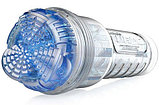 Прозрачный мастурбатор Fleshlight Turbo Core голубой лед, фото 2