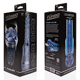 Прозрачный мастурбатор Fleshlight Turbo Core голубой лед, фото 7