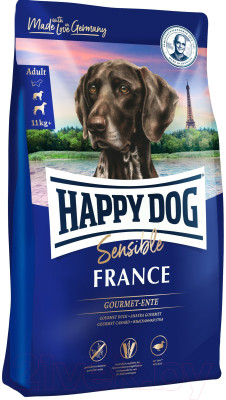 Сухой корм для собак Happy Dog Sensible France утка, картофель / 60554 - фото 1 - id-p218887001