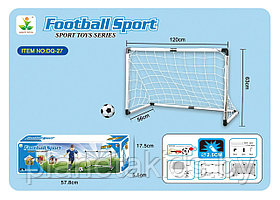 Детские футбольные ворота 120 см ( мяч и насос)  арт. DQ-27