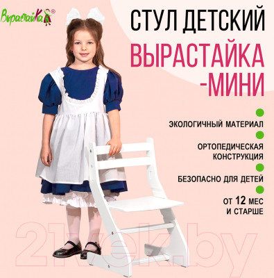 Стул детский Millwood Вырастайка Мини 36.3x34.8x58.6 - фото 7 - id-p218917324