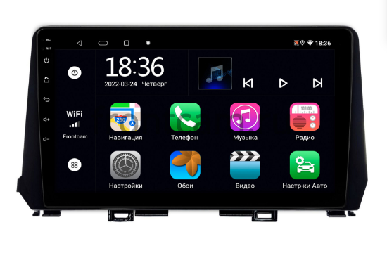 Штатная магнитола OEM MT9-813 для Kia Picanto 3 (2021-2023) на Android 10 CarPlay