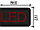 Сверхяркая Светодиодная LED табло Бегущая строка красная 5760х160мм, фото 3