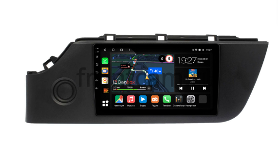 Штатная магнитола Kia Rio 4, Rio X (2020-2023) OEM Android 10 4G-SIM, 2/32, TS18, DSP, QLed матовая текстурна