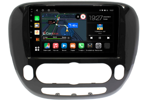 Штатная магнитола Kia Soul II 2013-2019 (без климат-контроля) Canbox Android 10 4G-SIM, 4/64, TS18, DSP, QLed - фото 1 - id-p218952074