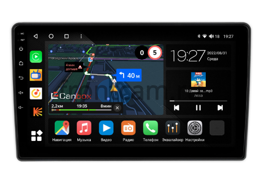 Татная магнитола Canbox для Kia Sorento 2002-2006 на Android 10 G-SIM, 2/32, DSP, QLed