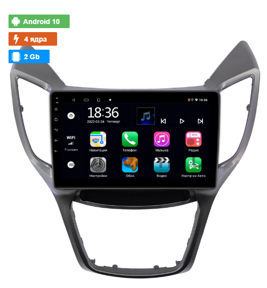 Штатная магнитола Changan CS75 (2014-2020) OEM MT10-1864 2/32 на Android 10 CarPlay