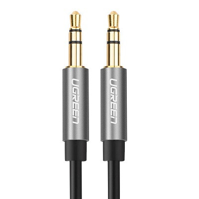 Кабель Ugreen AV119 3.5 mm to 3.5 mm Audio Cable (10733) 1 метр чёрный - фото 1 - id-p218952590
