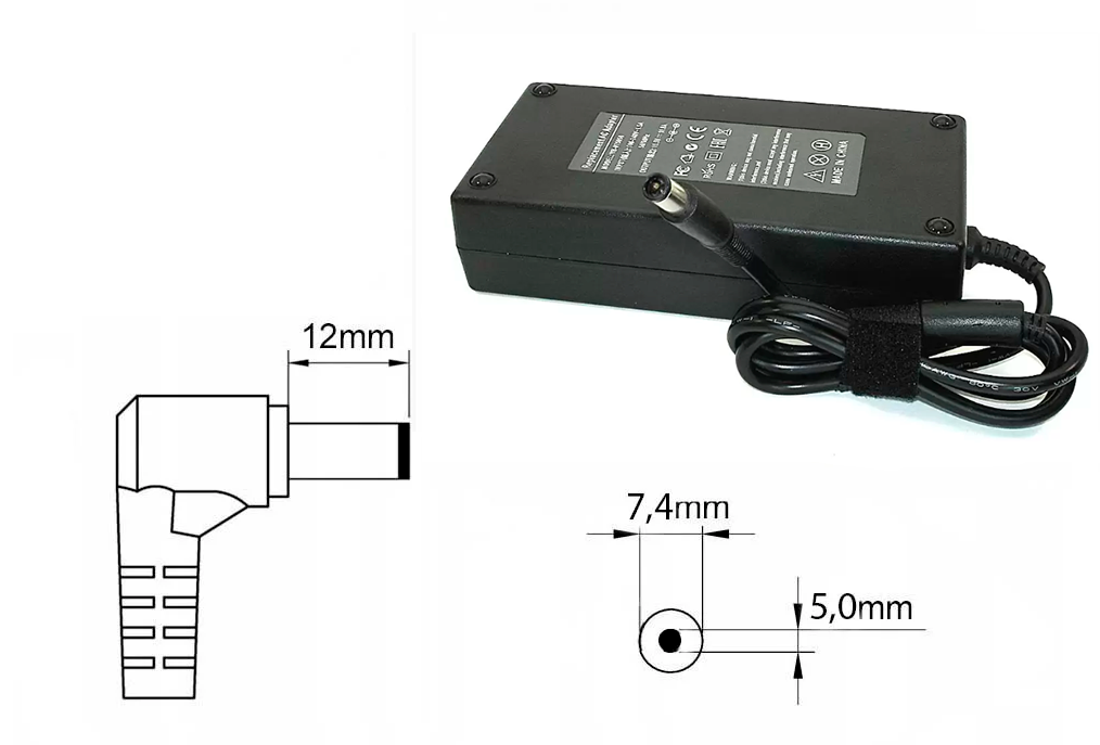 Зарядка (блок питания) для ноутбука Asus 19.5V 11.8A 230W, штекер 7.4x5.0 мм