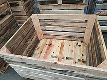 Деревянный контейнер для хранения овощей 1200*1200*1600