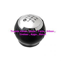 Ручка КПП , 6 передач, Toyota VERSO AURIS AYGO RAV4 AVENSIS YARIS URBAN CRUISER