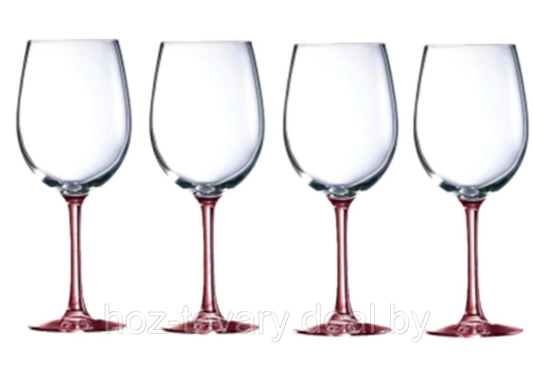 Набор бокалов для вина Люминарк Allegresse Lilac 420 мл 4 шт - фото 3 - id-p218952759