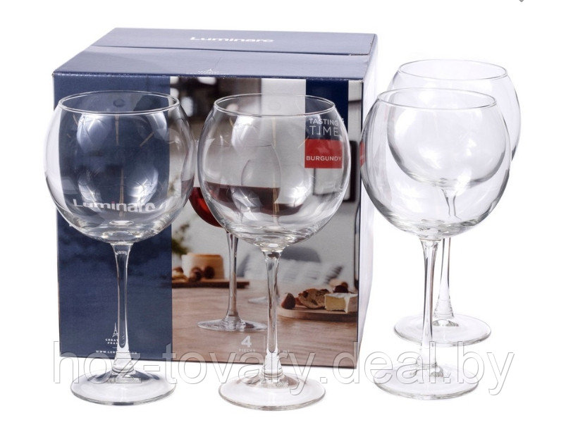 Набор бокалов для вина Люминарк Tasting Time Burgundy 650 мл 4 шт - фото 1 - id-p218953441