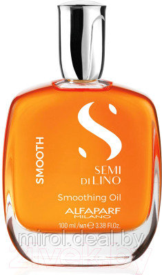 Масло для волос Alfaparf Milano Semi Di Lino Smooth разглаживающее для прямых волос - фото 1 - id-p218965098
