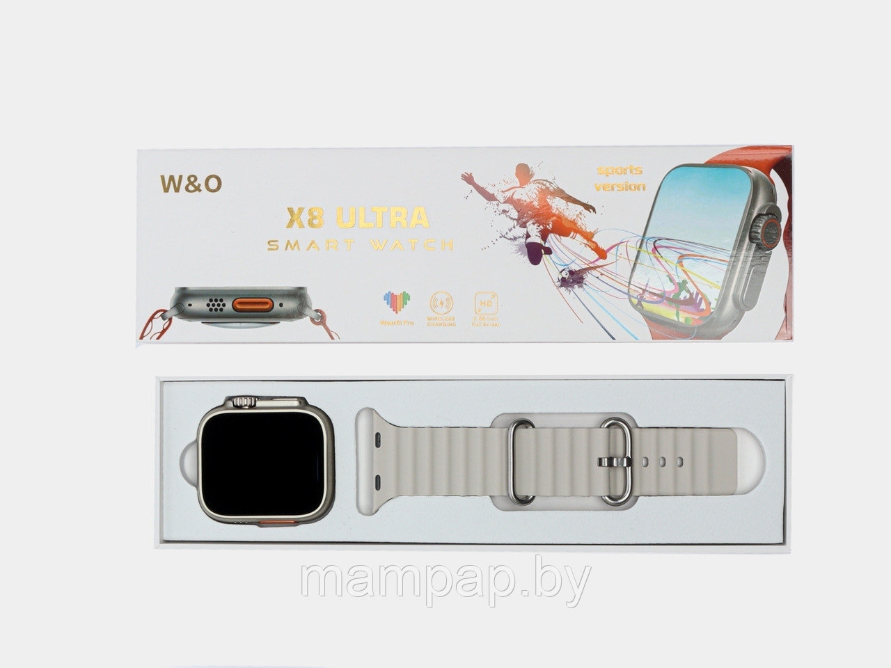 Умные часы W&O X8 Ultra Smart Watch 8 серии серые - фото 7 - id-p194499046