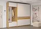 Шкаф-купе Бостон ШК-004 - Дуб крафт золотой / Белый глянец (МК Стиль), фото 3