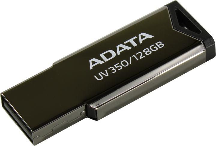 Накопитель A-DATA UV350 AUV350-128G-RBK USB3.2 Flash Drive 128Gb - фото 1 - id-p212714289