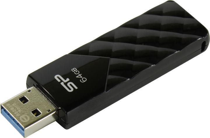 Накопитель Silicon Power Blaze B03 SP064GBUF3B03V1K USB3.2 Flash Drive 64Gb (RTL) - фото 1 - id-p216919106