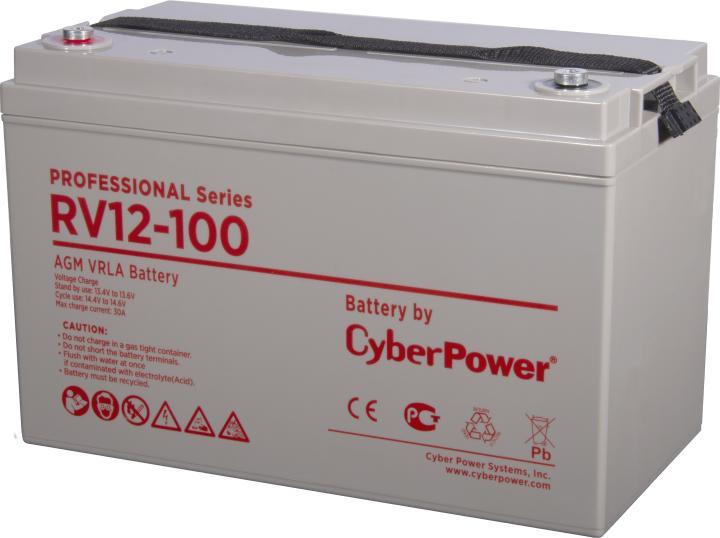 Аккумуляторная батарея PS CyberPower RV 12-100 / 12 В 100 Ач Cyberpower - фото 1 - id-p203907241