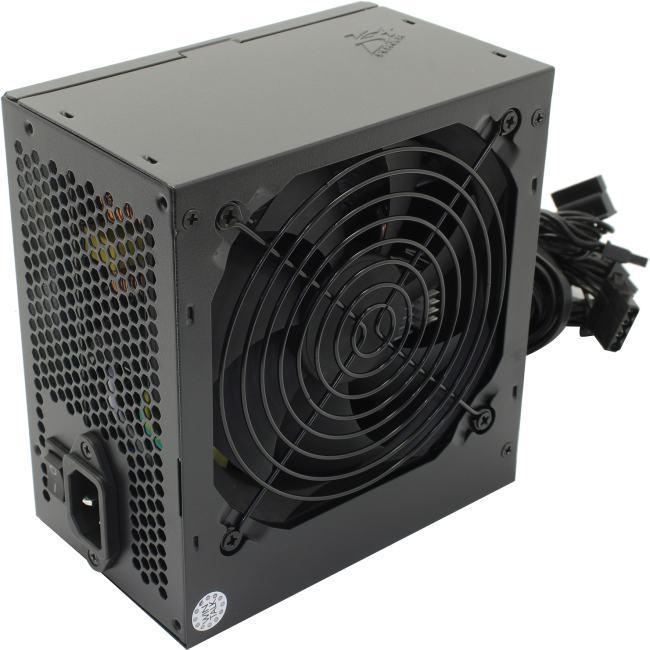 1STPLAYER Блок питания BLACK.SIR 500W / ATX 2.4, APFC, 80 PLUS, 120 mm fan / SR-500W - фото 1 - id-p203911599