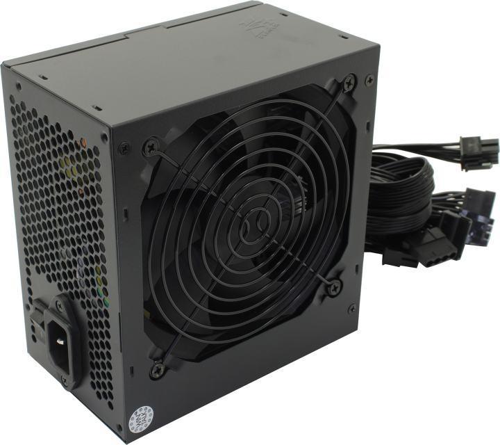 1STPLAYER Блок питания BLACK.SIR 600W / ATX 2.4, APFC, 80 PLUS, 120 mm fan / SR-600W - фото 1 - id-p203911600