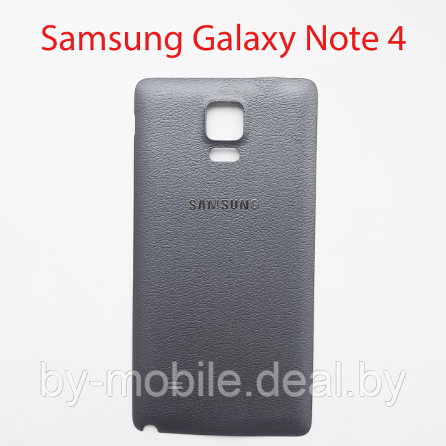 Задняя крышка для Samsung Galaxy Note 4 SM-N910C (черный) - фото 1 - id-p218967365