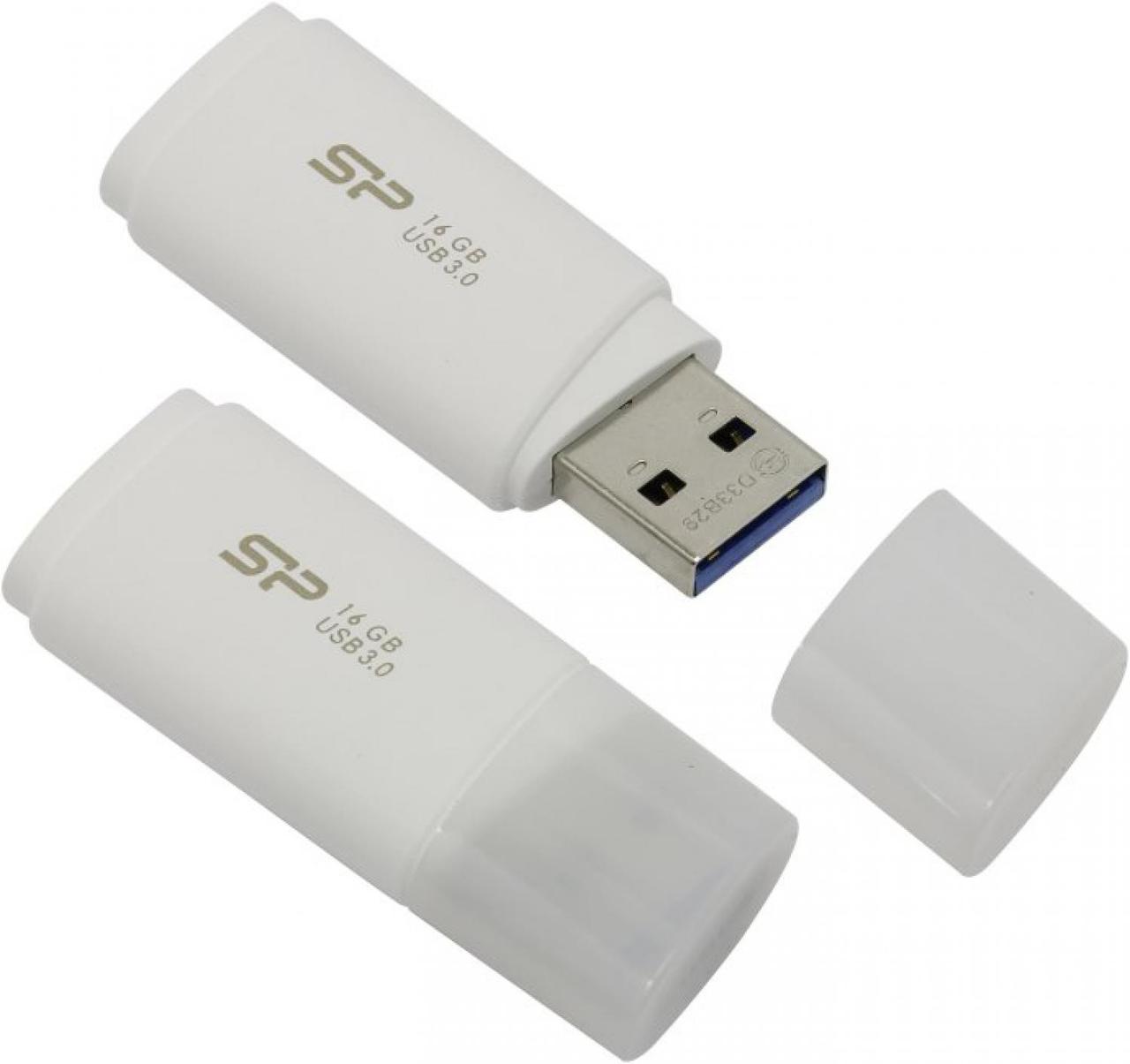 Накопитель Silicon Power Blaze B06 SP016GBUF3B06V1W USB3.0 Flash Drive 16Gb (RTL) - фото 1 - id-p212714085