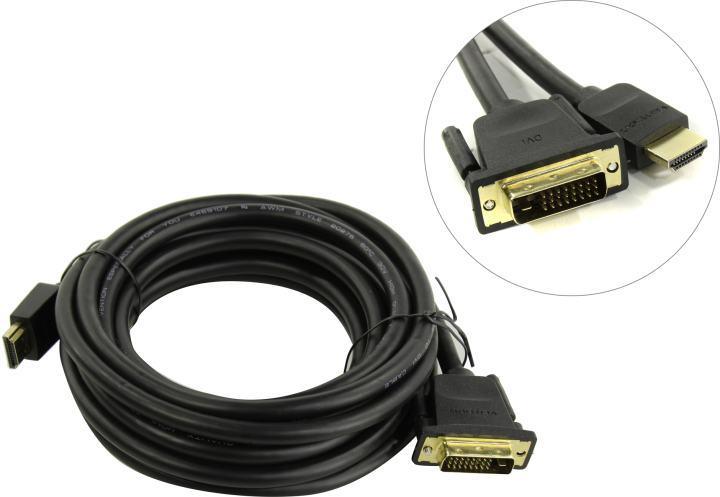 Vention ABFBJ Кабель HDMI to DVI-D (19M -25M) 5м - фото 1 - id-p212700900