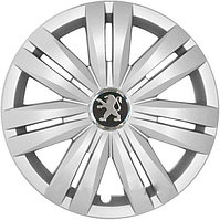 Колпаки на колеса SJS модель 501 / 17"+ комплект значков Peugeot