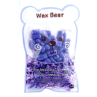 Воск для депиляции в гранулах WAX BEAR, 100 г лаванда