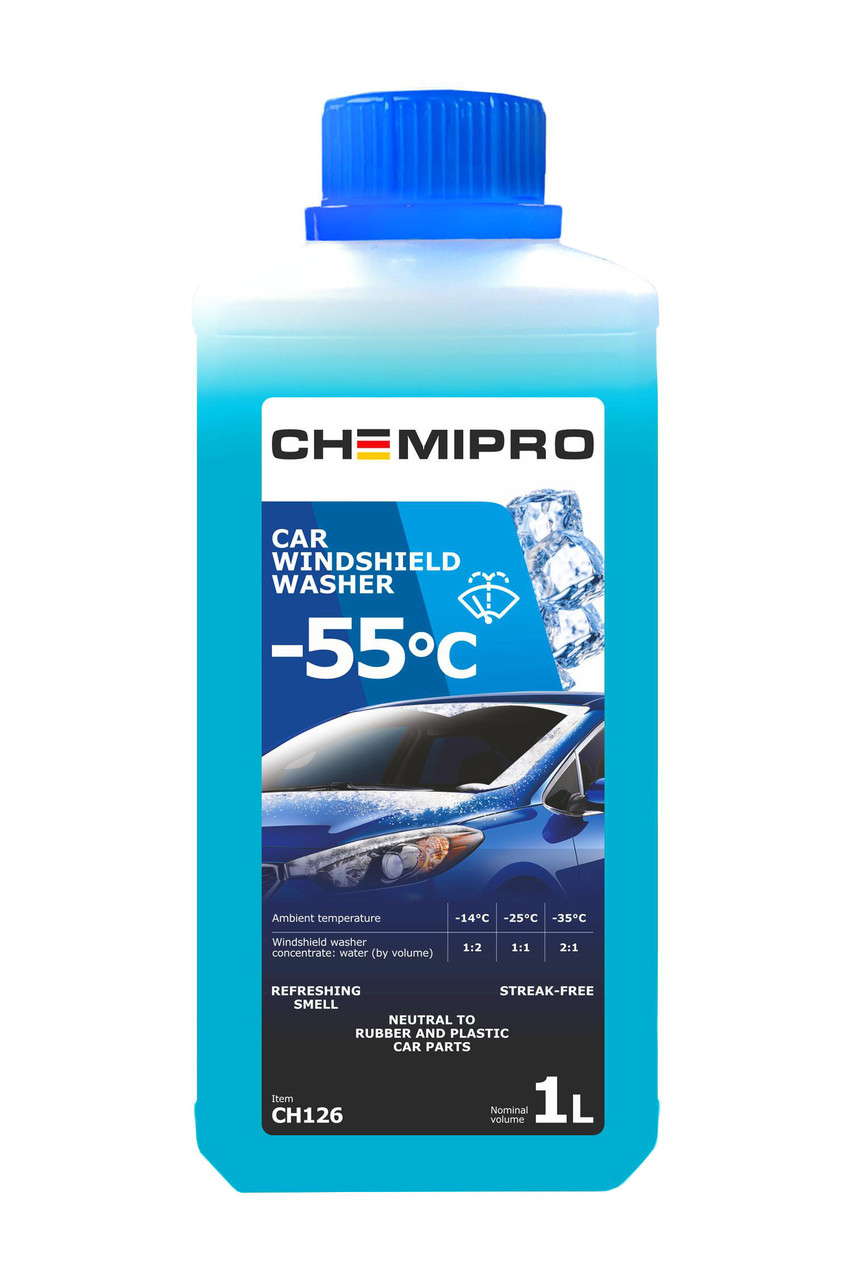 Жидкость для стеклоомывателя CHEMIPRO -55 зимняя (концентрат) 1л CH126 - фото 1 - id-p218973639