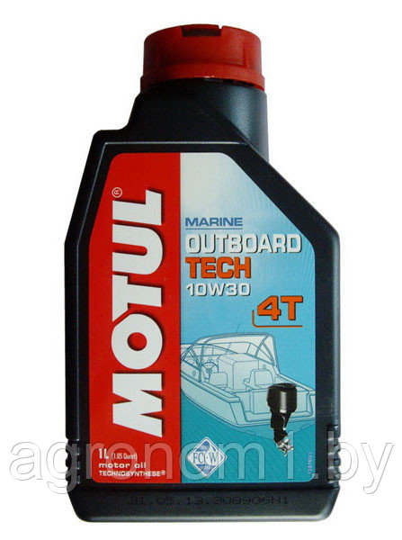 Масло Motul Outboard Tech 4T 10W30 1л - фото 1 - id-p218973751