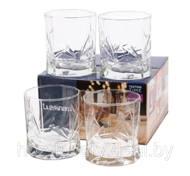 Набор стаканов для виски Люминарк Tasting Time Whiskey 340 мл 4 шт - фото 1 - id-p218973807